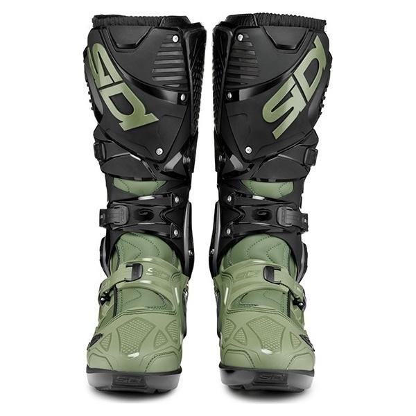 7.5/41(25.5〜26.0cm) MXブーツ SIDI CROSSFIRE3 SRS アーミー...