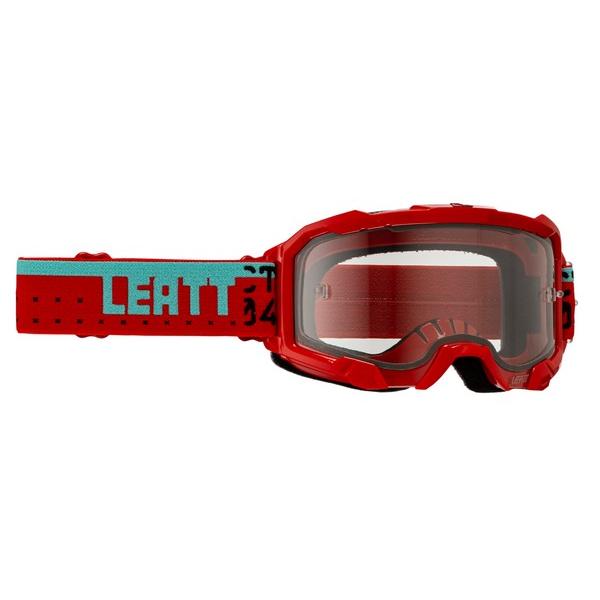 MXゴーグル LEATT VELOCITY 4.5 ティール (クリアレンズ) モトクロス MX 正...