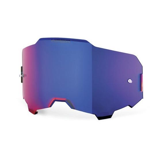 ゴーグルレンズ 100％ HiPERミラ−レンズ ブルー ARMEGA用 モトクロス 正規輸入品 W...