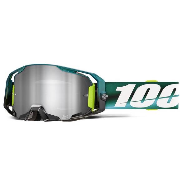 MXゴーグル 100% ARMATIC Polarity シルバーミラーレンズ モトクロス 正規輸入...