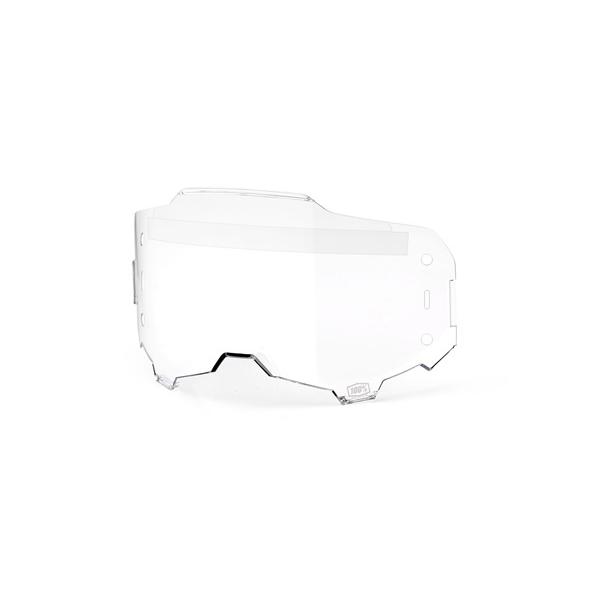100% ロールオフパーツ ARMEGA FORECAST クリア アンチフォグレンズ （突起なし）...