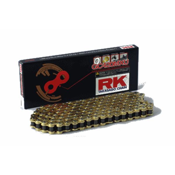 RK チェーン GC420MXU　130L　バイク用チェーン　モトクロス　エンデューロ　レース　正規...