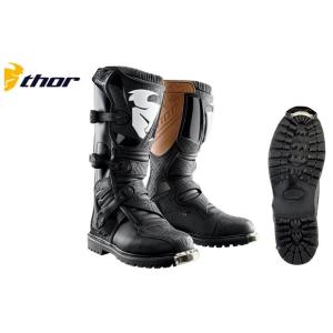 エンデューロブーツ THOR BK 10インチ(約27-27.5cm) BLITZ(ブリッツ)  ブロックソール モトクロス レース 正規輸入品