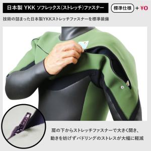 ウェットスーツ セミドライ ロングチェストジッ...の詳細画像4