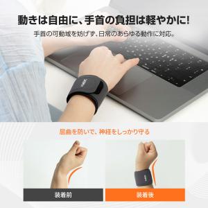 手首サポーター 手首 腱鞘炎 関節 メール便送...の詳細画像5
