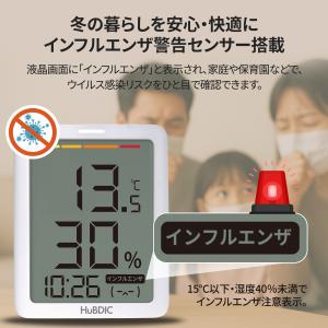 温湿度計 デジタル 温度計 湿度計 時計 熱中...の詳細画像5
