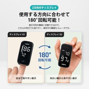 パルスオキシメーター 心拍計 脈拍測定器 酸素...の詳細画像5