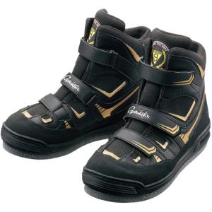 がまかつ フェルトスパイクシューズ GM-4514 ブラック×ゴールド