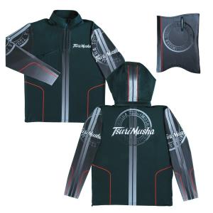 (在庫処分)釣武者　TMクールジップパーカーFGコンボ　サイズL