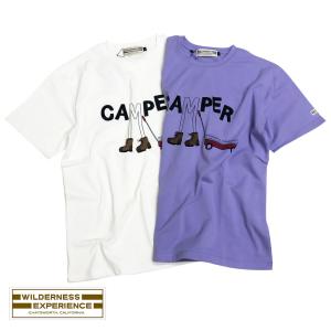 WILDERNESS EXPERIENCE (ウィルダネス エクスペリエンス)Tシャツ   CAMPER LOGO TEE (821616)｜wflags