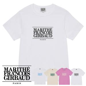 Marithe + Francois Girbaud (マリテフランソワジルボー)  W CLASSIC LOGO TEE (marithe01)  正規品  送料無料 (1MG23STS102)｜WFLAGS