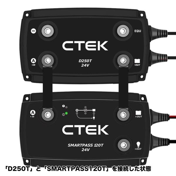 セット品 走行充電器 CTEK D250TとSMARTPASS120T