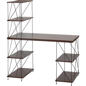 Luna 棚付きマルチデスク パソコンデスク デスクおしゃれ pcデスク