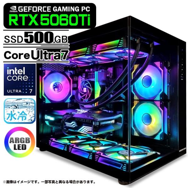 ゲーミングPC デスクトップPC 海景房 GMQ360 ブラック GeForce RTX5060Ti...