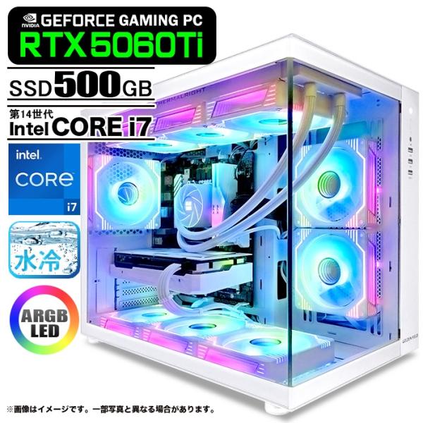 ゲーミングPC デスクトップ 海景房 GMQ360 ホワイト GeForce RTX5060Ti 第...