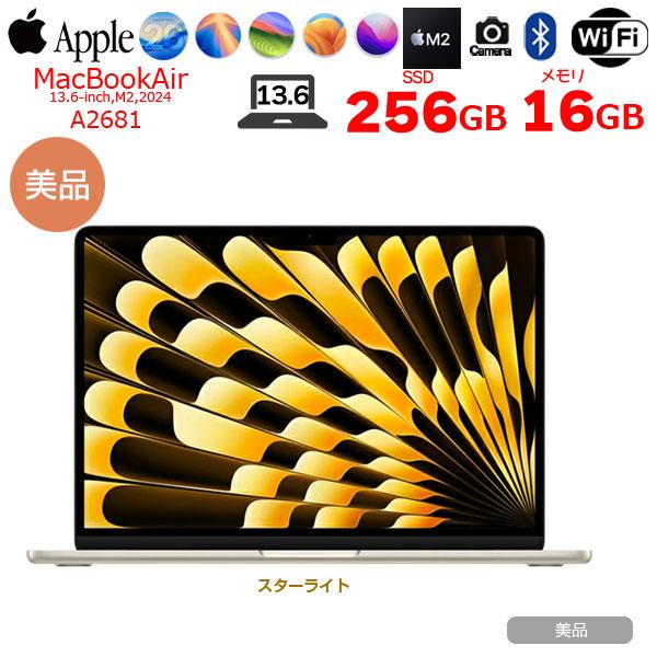 【中古パソコン】Apple MacBook Air 13.6inch MC7W4J/A A2681 ...