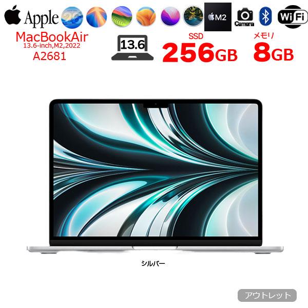 【中古パソコン】Apple MacBook Air 13.6inch MLXY3J/A A2681 ...