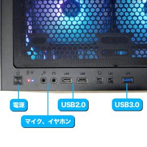 ゲーミングPC デスクトップパソコン ブラック...の詳細画像1