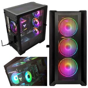 ゲーミングPC デスクトップ ブラック メッシ...の詳細画像2