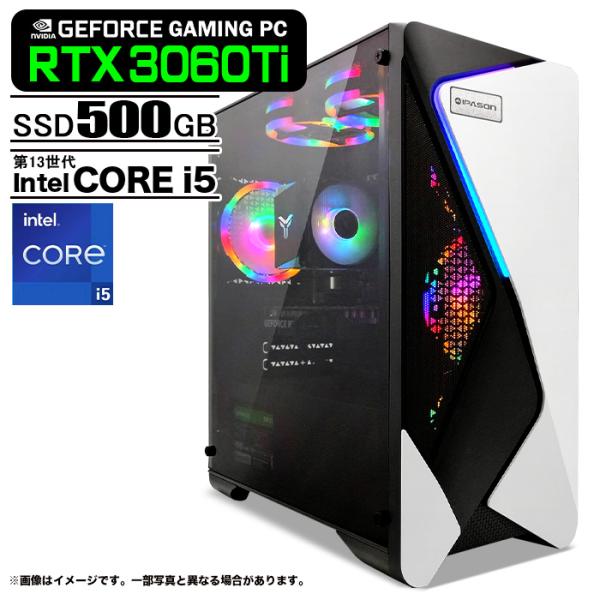 ゲーミングPC デスクトップパソコン COMBAT Z GeForce RTX3060Ti 第13世...