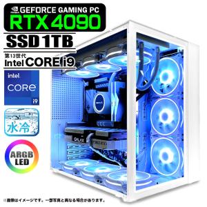 ゲーミングPC 白色海景房 HJF-ATX（WH）水冷 GeForce RTX4080 第13世代 