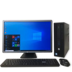 HP ProDesk  i5 Series  SFF すぐ使えるセット Office Win10 無線キー・マウス[Core i5 6500 メモリ8GB SSD512GB マルチ 高速無線LAN 22型液晶]：アウトレット