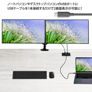 いきなり2画面マルチモニタセット USB-C1...の詳細画像1