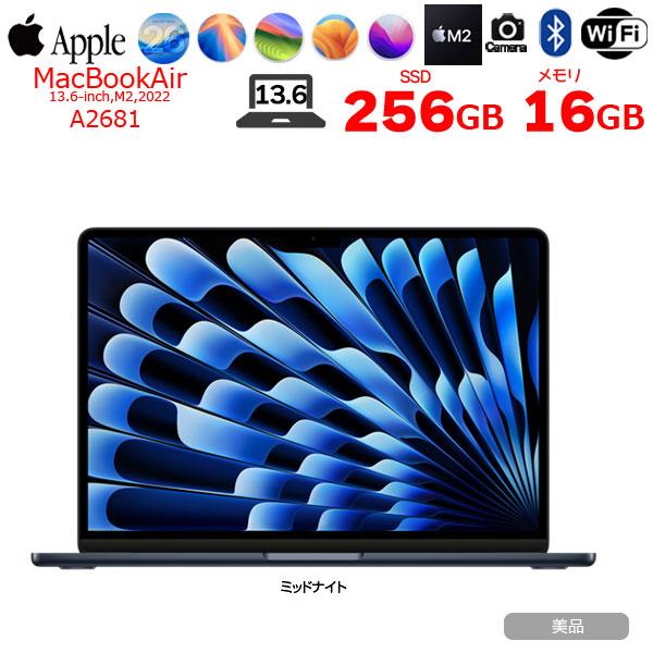 【中古パソコン】Apple MacBook Air 13.6inch MC7X4J/A A2681 ...