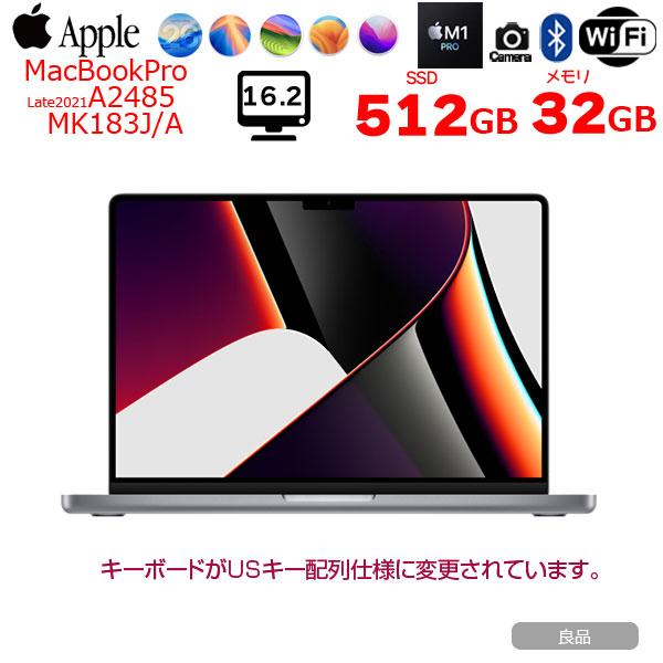 【中古】Apple MacBook Pro 16inch MK183J/A A2485 Late 2...