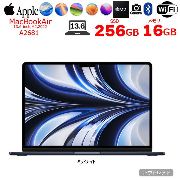 【中古パソコン】Apple MacBook Air 13.6inch MLY33J/A A2681 ...