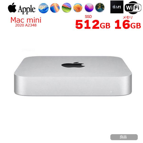 【中古パソコン】Apple Mac mini MGNT3J/A A2348 M1 2020 小型デス...