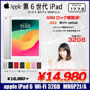 Apple アップル iPad Wi-Fiモデル 第6世代 A1893 32GB 9.7インチ