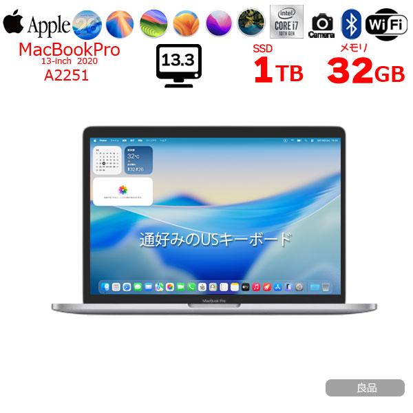 【中古パソコン】Apple MacBook Pro 13.3inch MWP82J/A A2251 ...