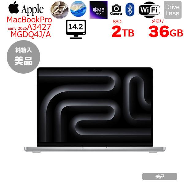 【中古】Apple MacBook Pro 14.2inch MGDQ4J/A  A3427 202...