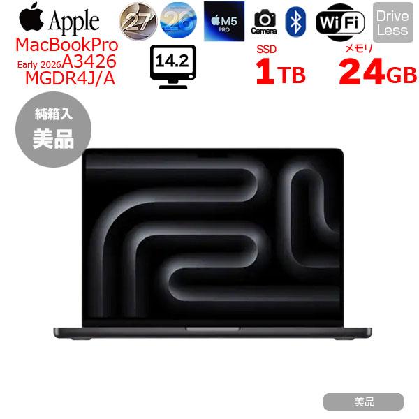 【中古】Apple MacBook Pro 14.2inch MGDR4J/A A3426 2026...