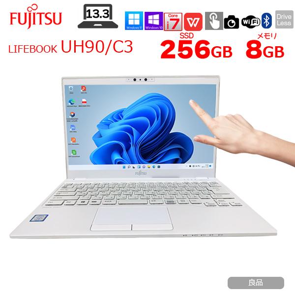 富士通 LIFEBOOK UH90/C3 Win11 home タッチパネル 第8世代 [Core ...