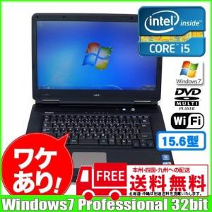 NEC VersaPro VK26M/X-B [core i5 2.67GHz/4G/160GB/DVDマルチ無線子機/15.6型ワイド/Win7 Pro ] dtodリカバリ領域有 ：美品 訳あり 中古 ノートOffice付