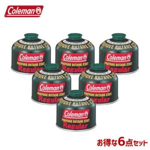 Coleman コールマン 6本セット ガスカートリッジ 純正LPガス燃料 230g 5103A230T 4992826302306｜whatnot