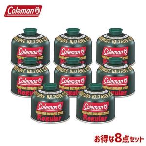 Coleman コールマン 8本セット ガスカートリッジ 純正LPガス燃料 230g 5103A230T 4992826302306｜WHATNOT