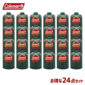 Coleman コールマン 24本セット ガスカートリッジ 純正LPガス燃料 470g 5103A470T 4992826304706｜whatnot