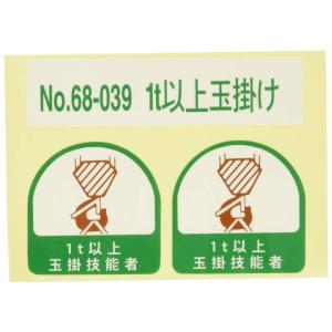 TOYO SAFETY トーヨーセフティー ヘルメット用シール No.68-039 ネコポス対応