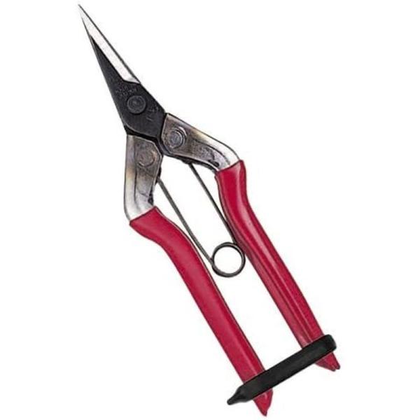 剪定はさみ はさみ ハサミ 鋏 園芸 緑化用品 剪定ハサミ 果樹 野菜 収穫 摘果 摘花 作業 チカ...