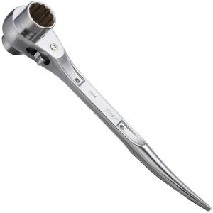 SUPER TOOL スーパーツール 曲りシノ付 早回しラチェットレンチ