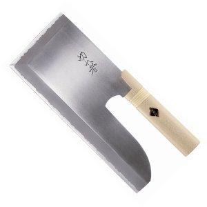 切れ者ステン金2号鋼麺切庖丁 左 270mm A-1042