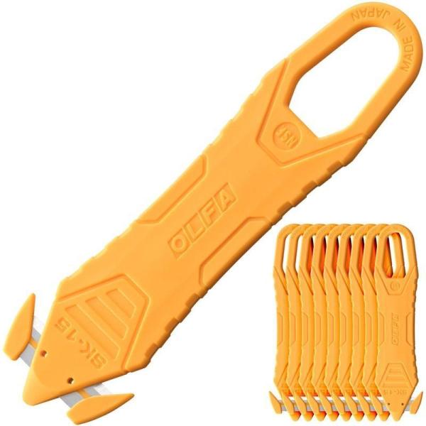 OLFA オルファ 開梱用カッター カイコーン 238B-10P ステンレス刃 使い切りタイプ 10...