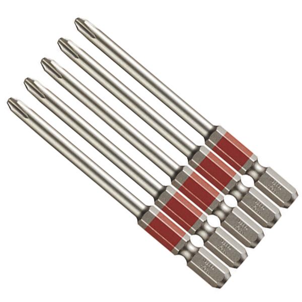 v 剛彩ビット 段付5本 5本組 (片頭) アソート+2×82mm GS5P2082D 1パック 4...