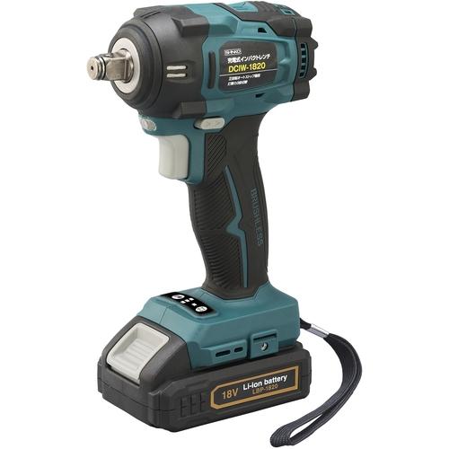 新興製作所 充電式インパクトレンチ 3段階トルク オートストップ機能付き ボルト締め・タイヤ交換に ...