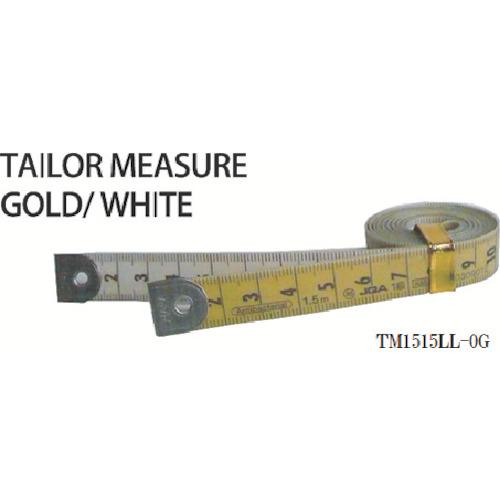 原度器 プロマート テーラーメジャー１．５ｍ ０点 白／ゴールド Tailor Measure  4...