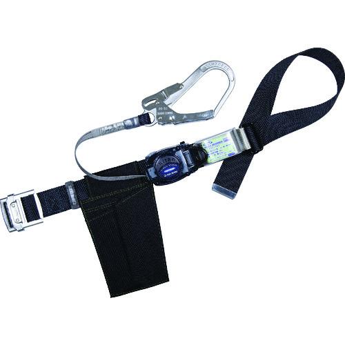 藤井電工 ＴＳＵＹＯＲＯＮ　胴ベルト型墜落制止用器具（巻取タイプ）ロック機構なし　リトラ　黒　Ｌサイ...