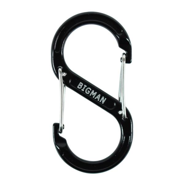 カラビナ CARABINER ブラック AFC6-8BK 固定具 金属リング 道具 工具 アクセサリ...